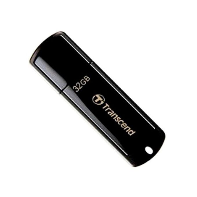 Transcend 3.0 USB Flash Drive – 32GB – Black with Complimentary Type-C OTG Adapter