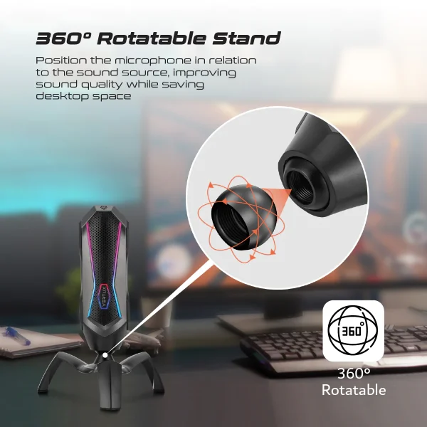 Vertux Sci-Fi Cardioid Gaming Mic
