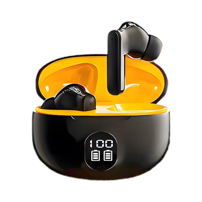 Black TWS Stereo Wireless Earbuds — product view 2