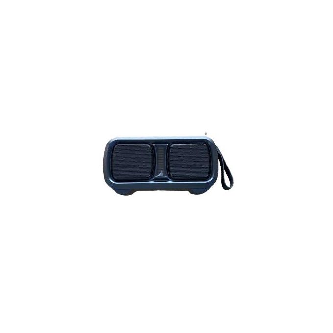 Portable Wireless Bluetooth Speaker with Super Bass, FM Radio, USB/TF Card Support, LED Light, and Solar Charging — product view 2