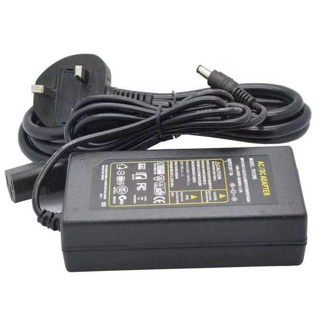 Black 12V 5A Power Supply Charger