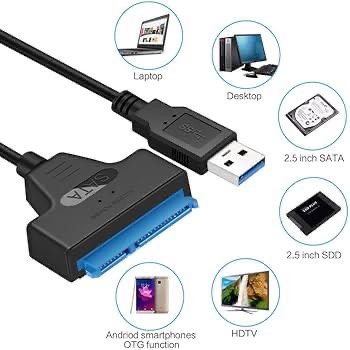 Buy SATA to USB 2.0 Adapter Cable in Kumasi