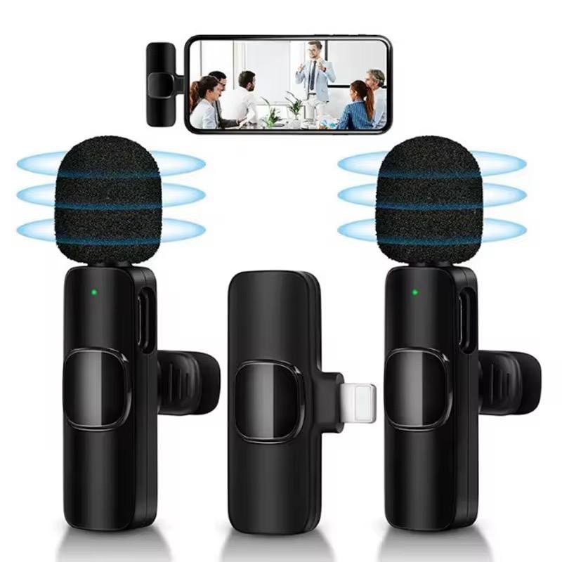 Buy Plug and play wireless lavalier microphone, suitable for video, recording, live broadcast, vlogging, interview wireless microphone K9 in Kumasi c