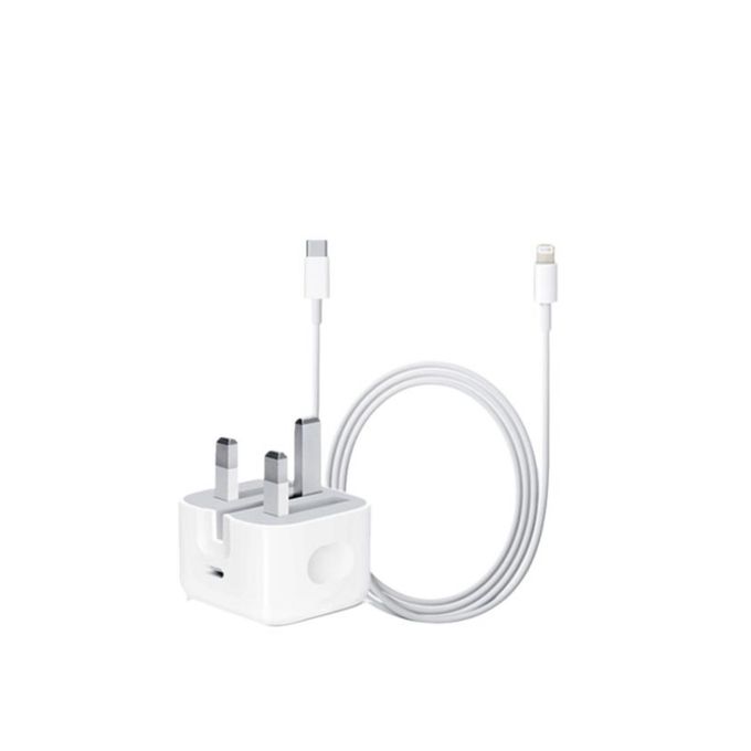 25W USB-C Charger for iPhone X through 14 Pro Max – White