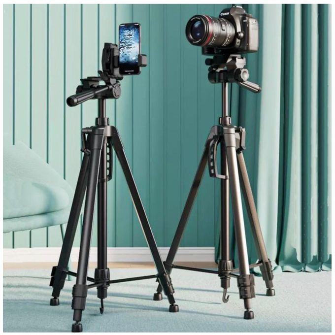 6ft Black Camera and Camcorder Tripod