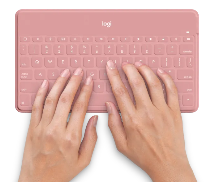 Logitech Keys-To-Go Blush Pink Bluetooth Keyboard for UK