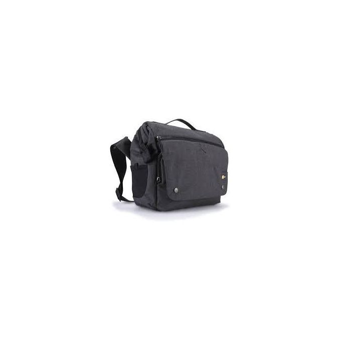 Case Logic Reflexion Lifestyle Large Cross-Body Bag for DSLR and iPad, Featuring Multiple Pockets and a Removable Camera Pod in Anthracite