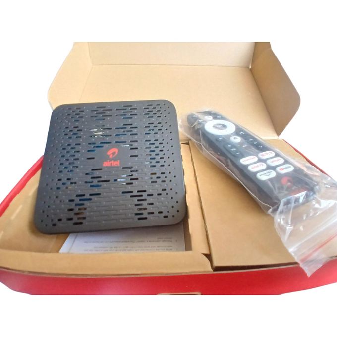 Airtel 2-in-1 4K Android TV Box and Smart Universal WiFi Router