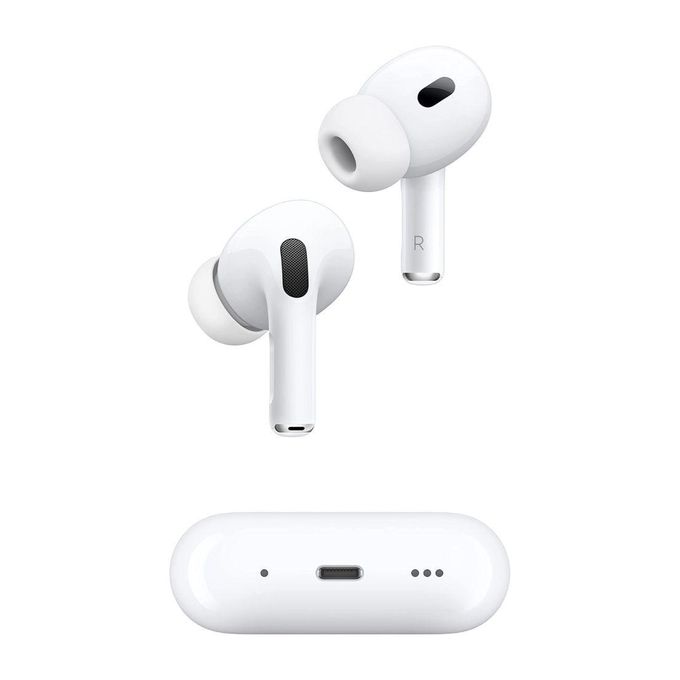 White True Wireless Earbuds with Noise Cancellation and Charging Case