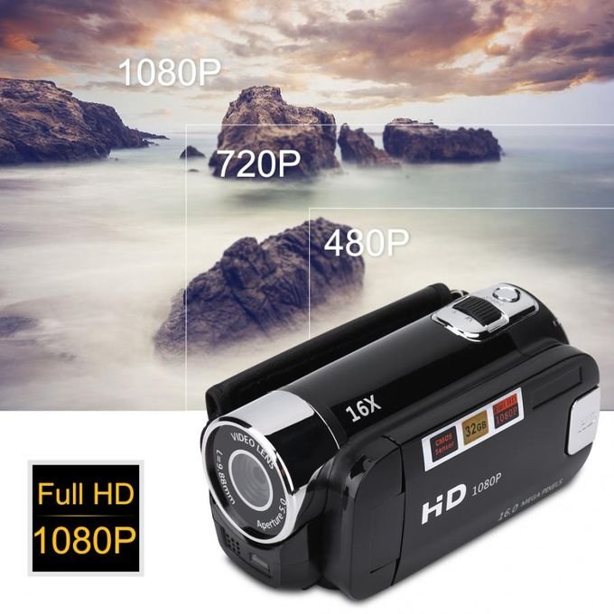 720P Digital Camcorder with Rotating Screen and Night Vision Shooting in kumasi