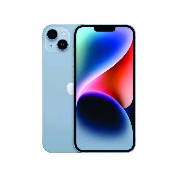 Apple iPhone 14 – 6.1″ Super Retina XDR Display – 128GB Storage – 6GB RAM – Blue – Dual 12MP Cameras – 5G Connectivity – Includes Free Accessories