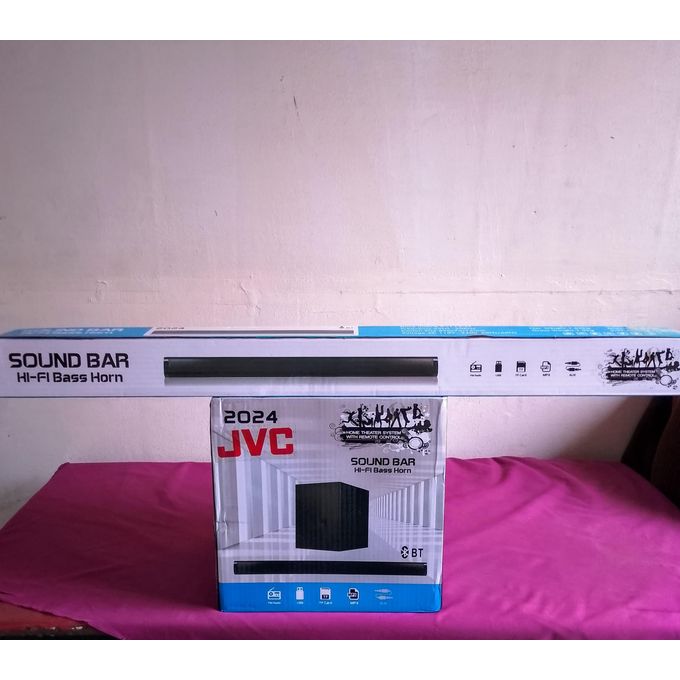JVC Advanced 3000W Sound Bar – 9500W Ultra Modern High-Quality Audio – Black — product view 4