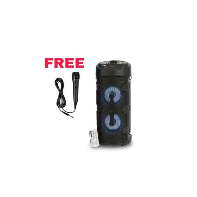 Black BT Speaker with Remote Control + Complimentary Microphone
