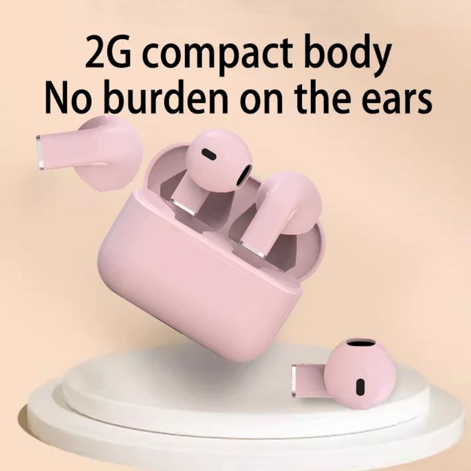 Pro5s Pink Wireless Bluetooth Stereo Sports Earbuds