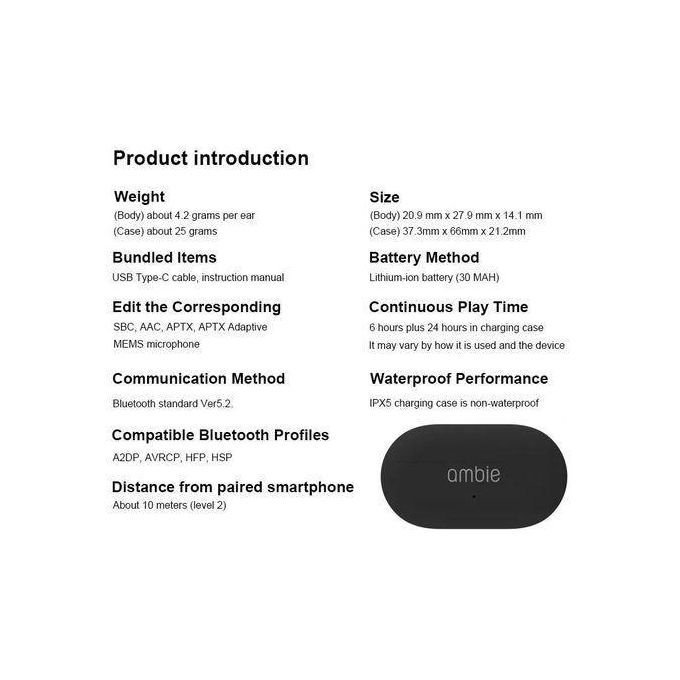 Wireless Bluetooth Earbud Headphones – Sports Headphones with Extended Battery Life