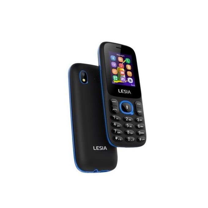 LESIA PRIME MINI Phone – 600mAh – 1.77-inch Display – Blue and Black