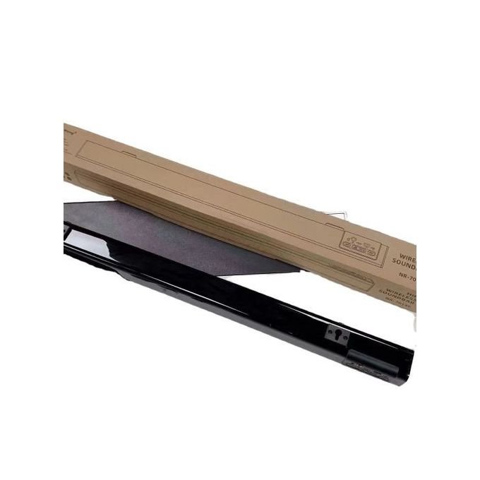 Premium Rechargeable Slim Bluetooth Sound Bar for TV with Remote Control – Black in kumasi