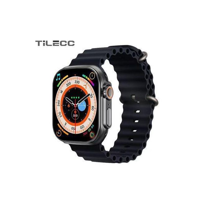 TiLECC T800 Ultra Smartwatch Series 8 with 8-Door Access - Black