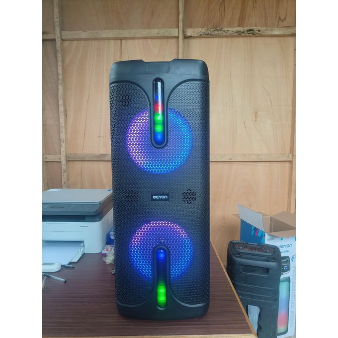WEYON 8W Bluetooth Portable Speaker with Remote Control – Black – Model 835