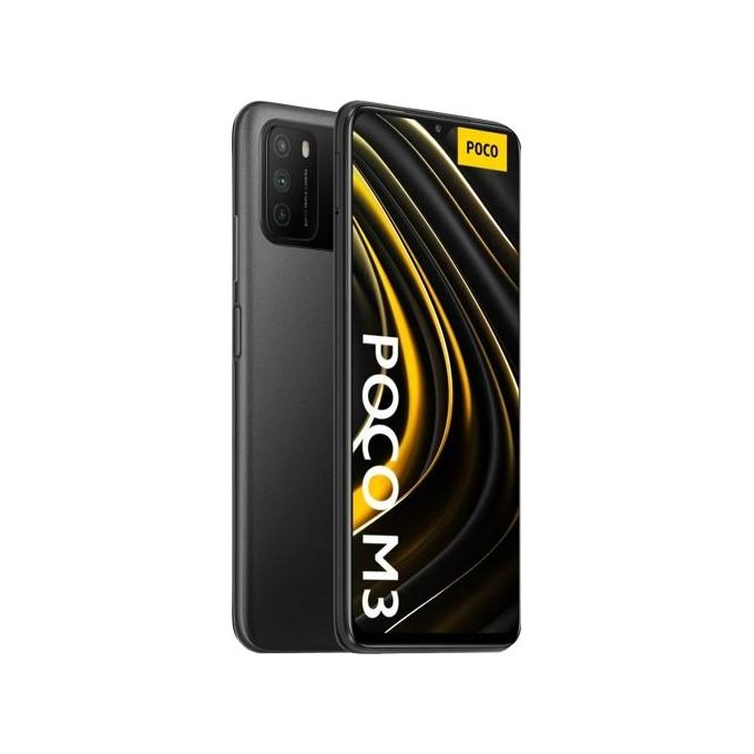 Xiaomi Poco M3 – 6.53-Inch Display, 4GB RAM, 64GB Storage, 6000mAh Battery, Dual SIM, Black