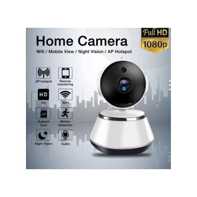 V380 HD 1080p WiFi IP Camera with App Control - White