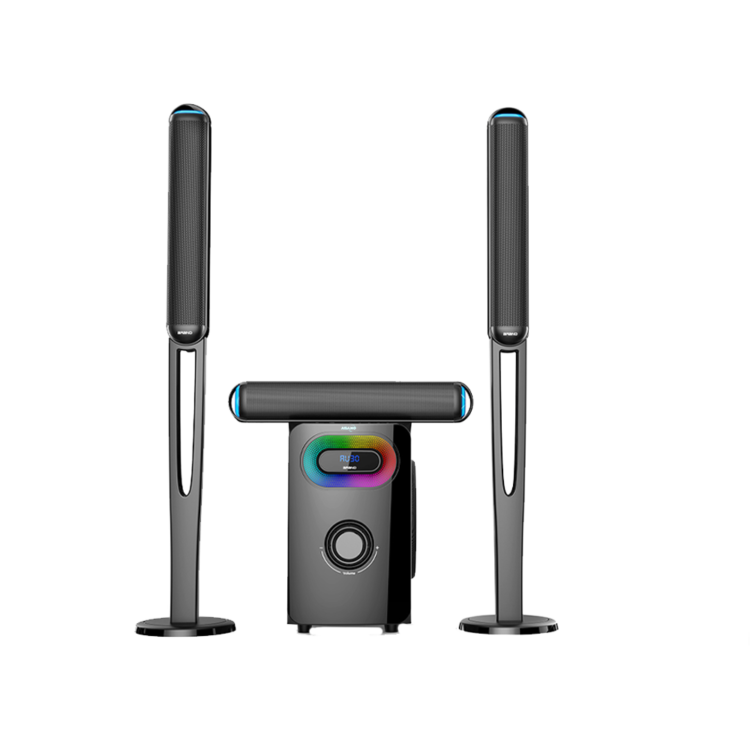 Asano 3.1 Channel Home Theater System | Bluetooth Audio Speaker System with Multimedia Functionality, 8-inch Speaker, Enhanced Bass, FM Radio, USB Port, LED Digital Display, and…