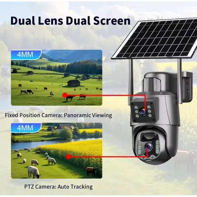 Solar Security Camera with 4G SIM Connectivity