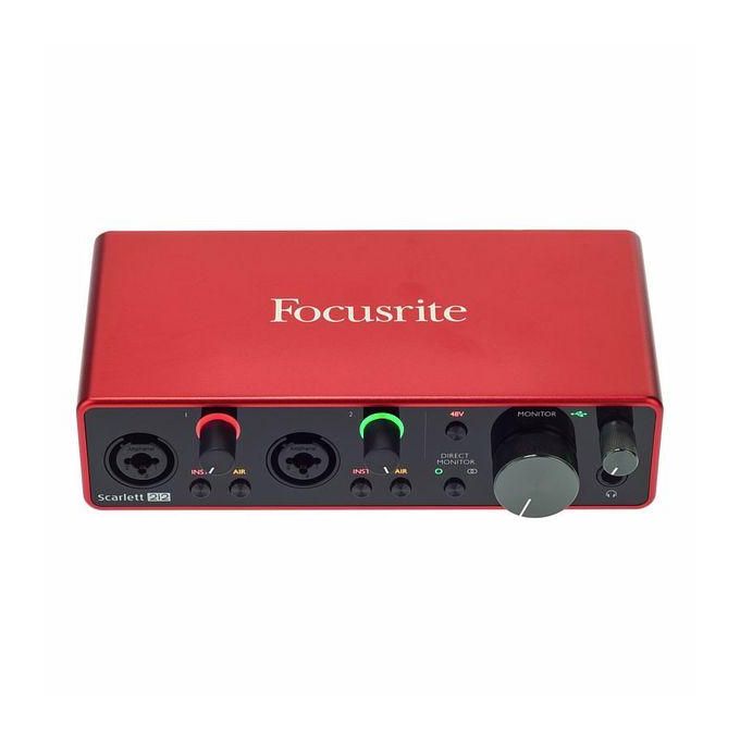 Focusrite Scarlett 2i2 (3rd Generation) Professional Audio Interface for Recording and Podcasting - Red