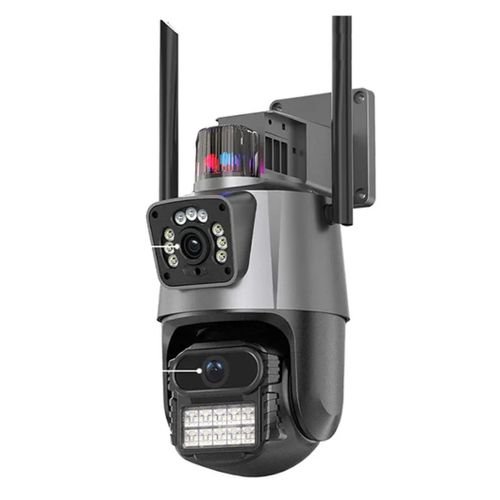 Buy Ptz 8MP 4K Wifi Dual Lens CCTV Security Camera HD IP Auto Tracking Camera Video Surveillance Camera in Kumasi