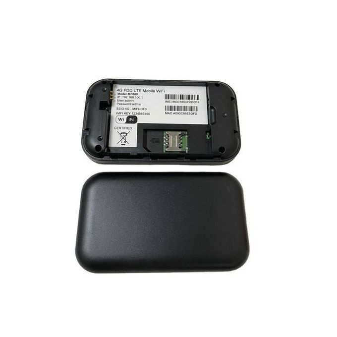 Black Pocket 4G LTE Mobile WiFi with 150Mbps Speed and 2100mAh Battery — product view 2
