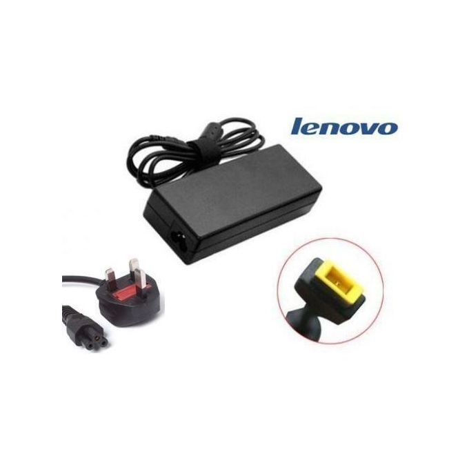 Lenovo Laptop Replacement Power Adapter - 20V with Power Cord - Black