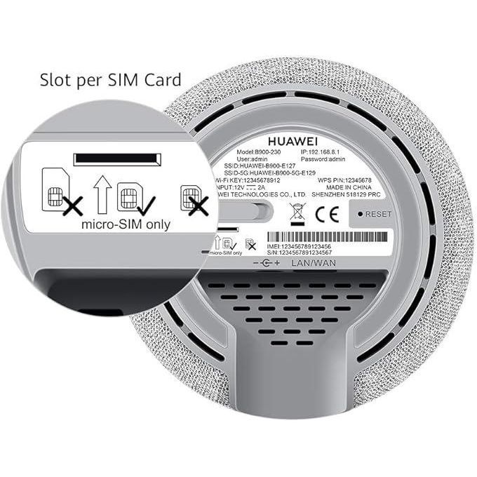 Huawei B900-230 3-in-1 Smart AI Cube Router – 4G LTE Cat 6 with Speeds Up to 300 Mbps