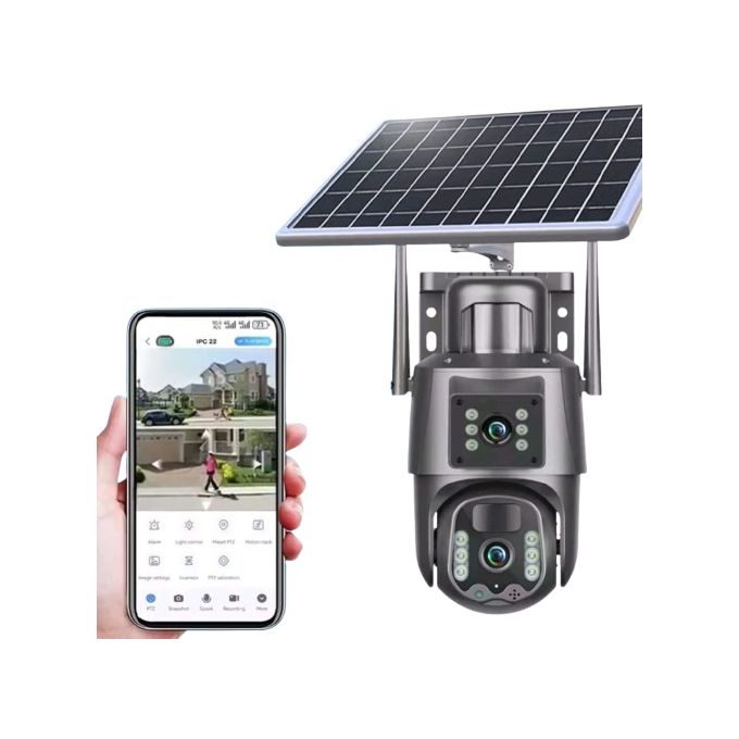 Solar Security Camera with 4G SIM Connectivity