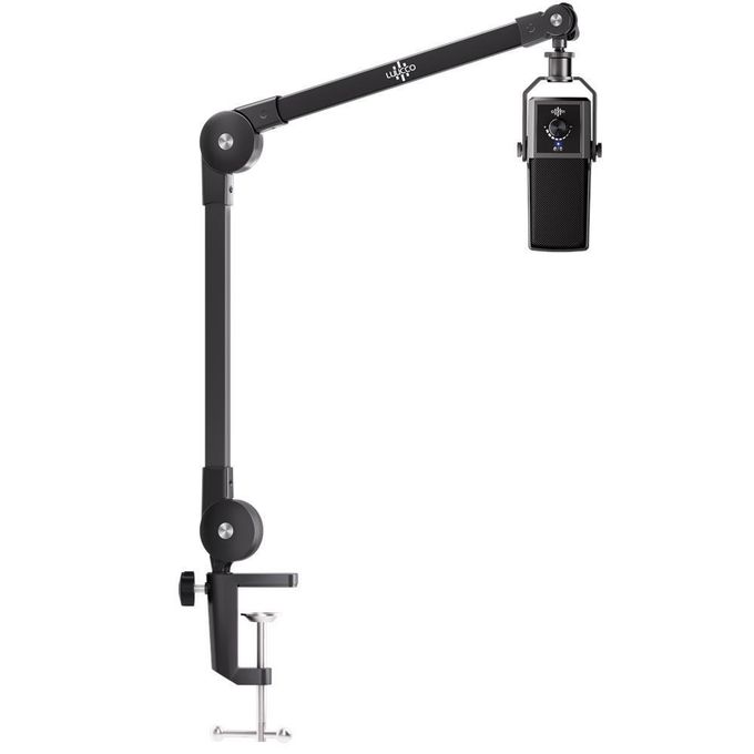 Luucco Studio Black Microphone Boom Arm and Stand
