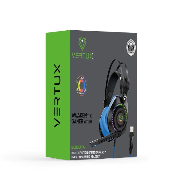 Vertux HD Over-Ear Gaming Headset for Commanding Game Performance