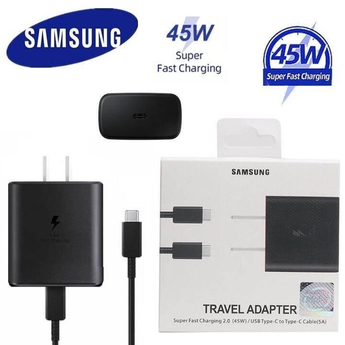 Samsung 45W Charger with 2 Pins – Rapid Fast Charging