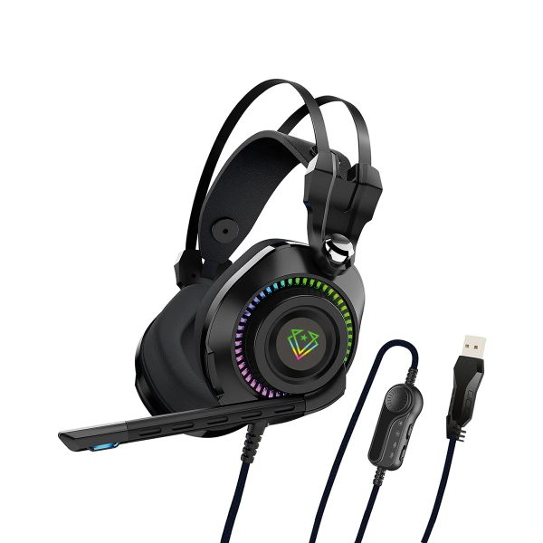 Vertux Black High-Definition Over-Ear Gaming Headset
