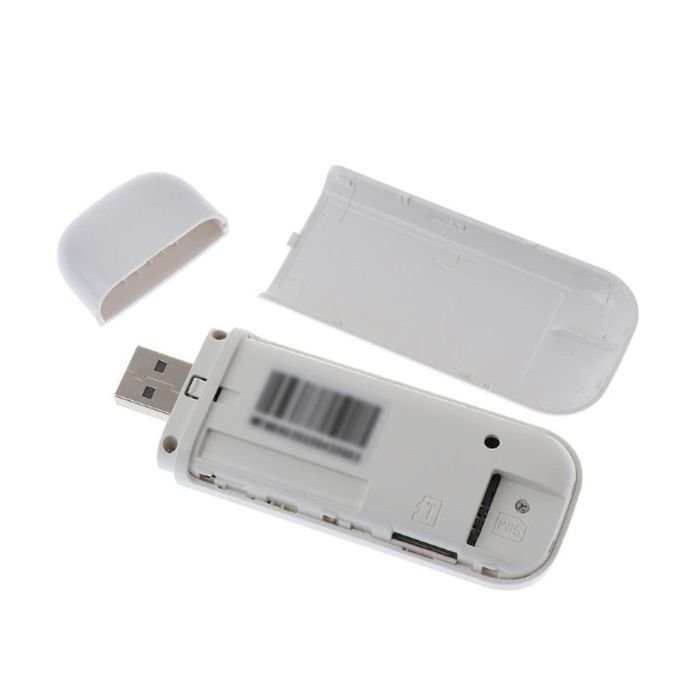 White 4G LTE USB Network Adapter with WiFi Hotspot Functionality in kumasi — product view 3