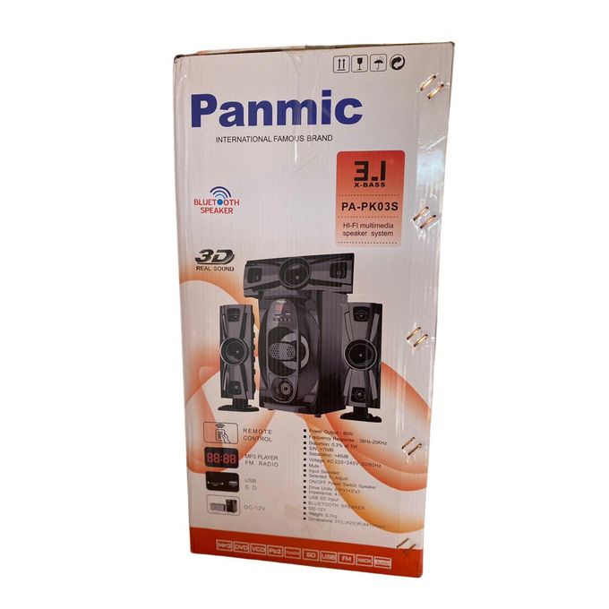 Panmic 3.1 X-Bass Black Home Theater System