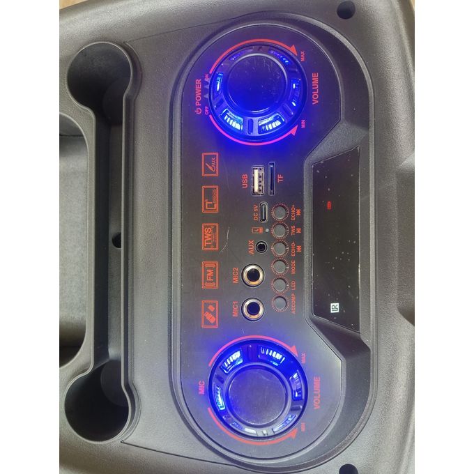 WEYON Wireless Portable Speaker with Remote Control – Black – Subwoofer Model 831 — product view 4