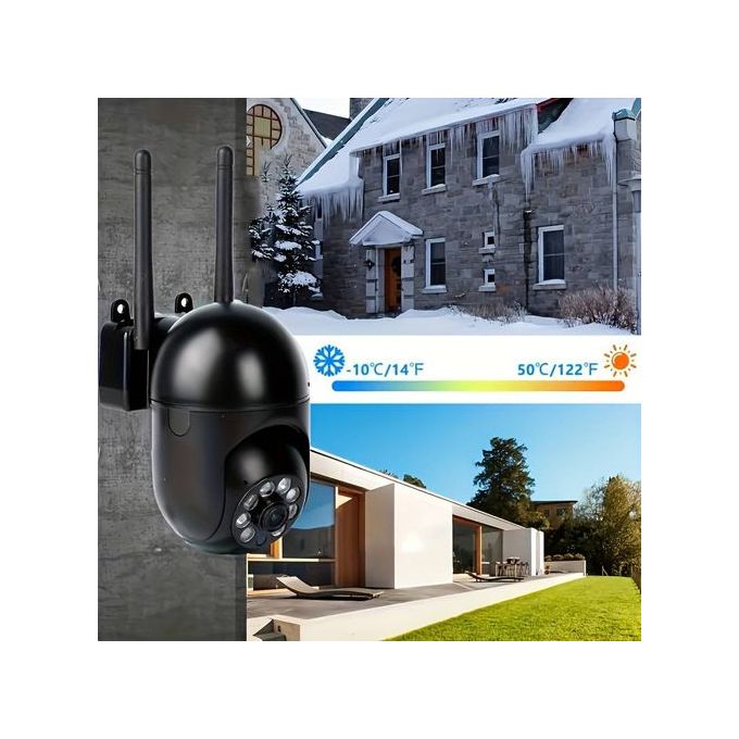 HD Video Camera with WiFi, Motion Detection, and Color Night Vision