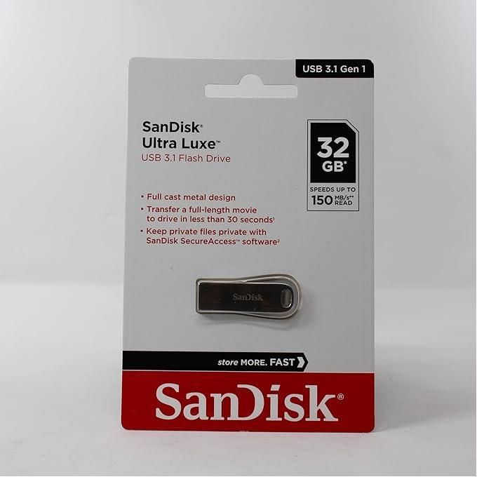 SanDisk 32GB USB Flash Drive with OTG Adapter