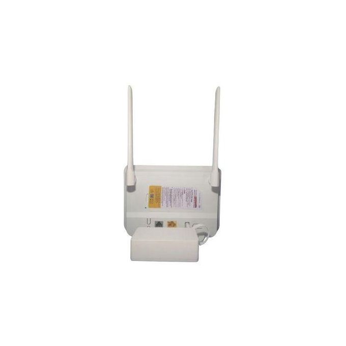 MTN Universal 4G Broadband Router (Compatible with Turbonet SIM) + Backup Battery – White — product view 3