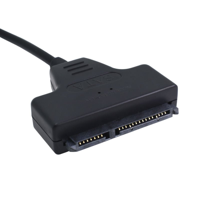 Usb 2.0 To 7 15 22pin Sata Adapter Cables External Power For 2.5” Ssd Hdd Hard Disk Drive Converter In Kumasi