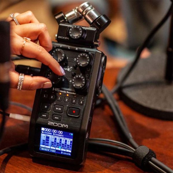 Zoom H6 Portable and Versatile Six-Track Recorder