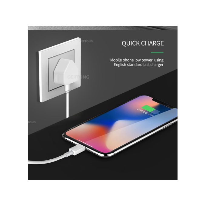 Lightning Cable and 3-Pin Dock/Charger Combo Pack – 5W USB Power Adapter with 1m Lightning to USB Cable and Adapter, Compatible with iPhone