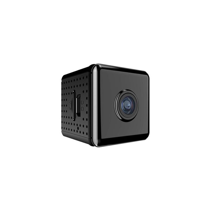 Wireless Mini Night Vision Camera – Black WiFi Surveillance Camcorder