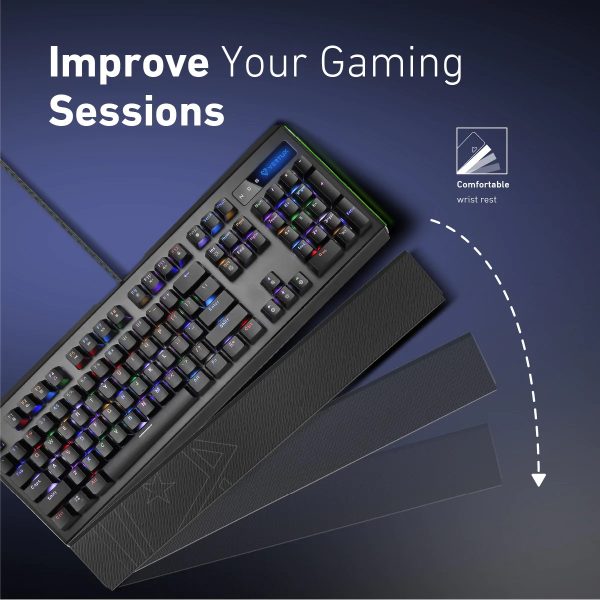 Vertux Toucan Mechanical Wired Gaming Keyboard