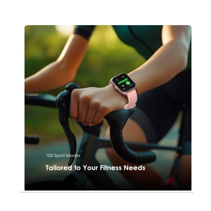 Oraimo 5 Lite 2.01″ HD IP68 Smartwatch in Rose Gold – GH Edition