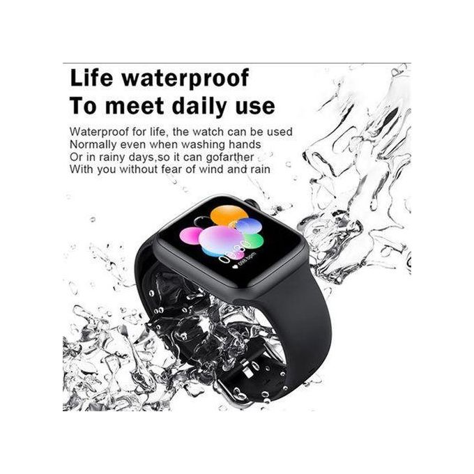 Smartwatch with Silicone Band